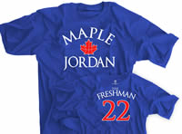 Maple Jordan shirt