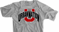 Urban Nation Scarlet and Grey Football shirt